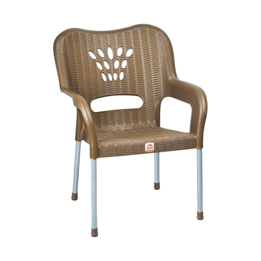 AL 844 Steal Plastic Carmen rattan Chair with Arms